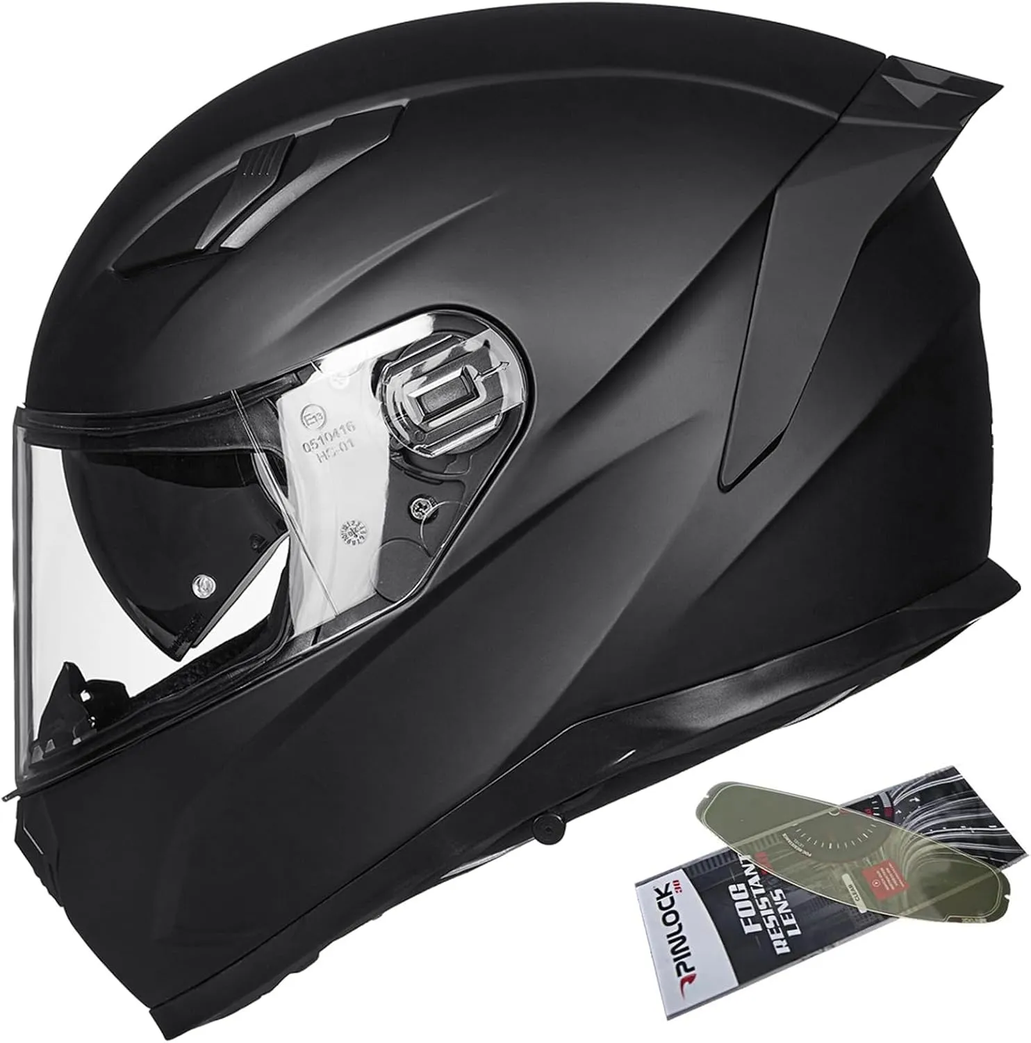 ILM Motorcycle Helmets Full Face with Anti-Fog Pinlock for Cascos para Motos Snowmobile Mens Women Heated Shield Compatible DOT Model 129