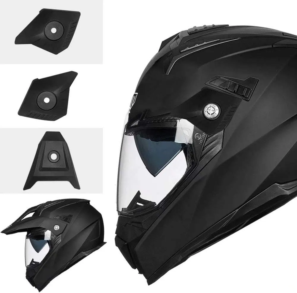 ILM Off Road Motorcycle Dual Sport Helmet Full Face Sun Visor Dirt Bike ATV Motocross Casco DOT Certified Model 606V