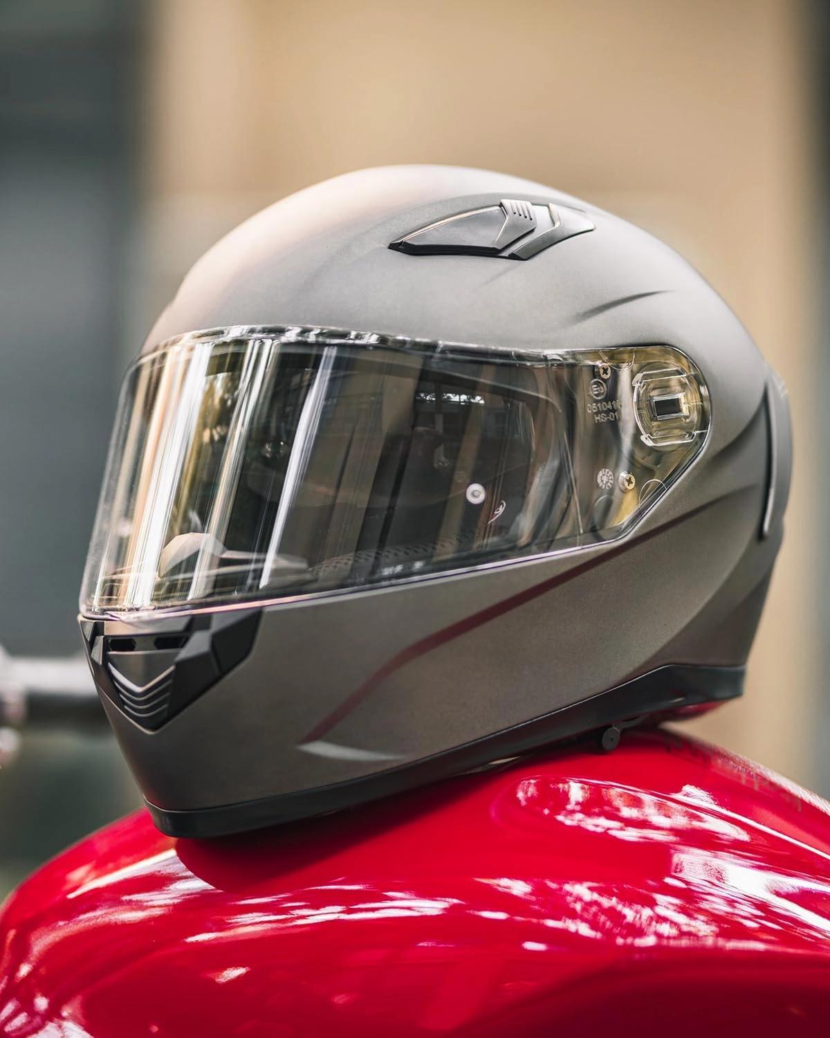 ILM Motorcycle Helmets Full Face with Anti-Fog Pinlock for Cascos para Motos Snowmobile Mens Women Heated Shield Compatible DOT Model 129