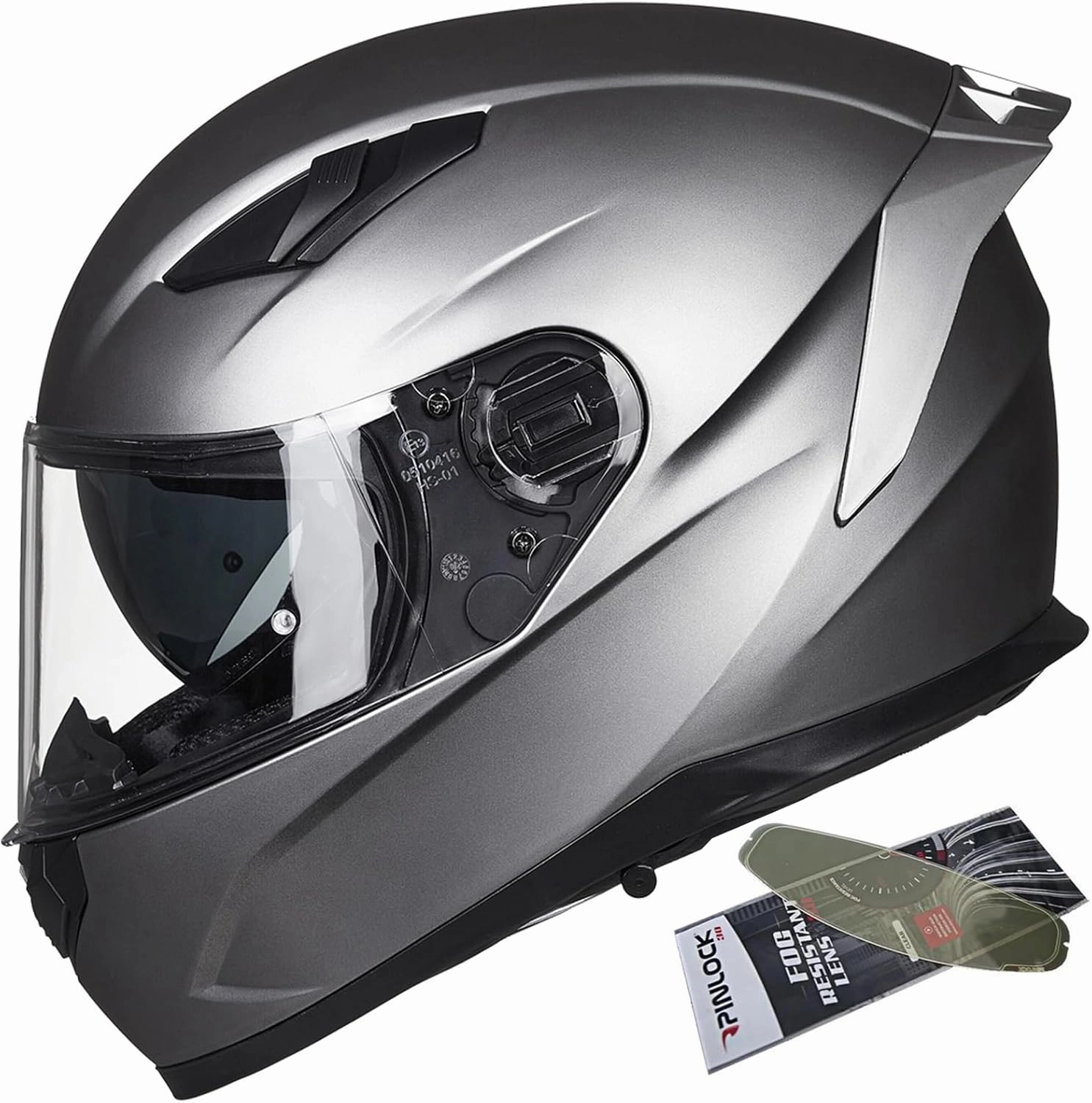 ILM Motorcycle Helmets Full Face with Anti-Fog Pinlock for Cascos para Motos Snowmobile Mens Women Heated Shield Compatible DOT Model 129