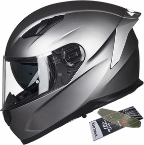 ILM Motorcycle Helmets Full Face with Anti-Fog Pinlock for Cascos para Motos Snowmobile Mens Women Heated Shield Compatible DOT Model 129