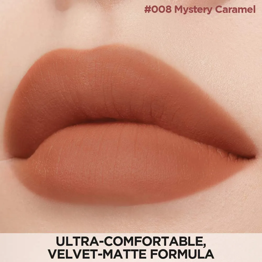 I'M MEME Lip Gloss - I'm Mystery Blur Tint | Highly-pigmented, Hydrating, Velvet Finish, Creamy, 008 Mystery Caramel, 0.10 Oz
