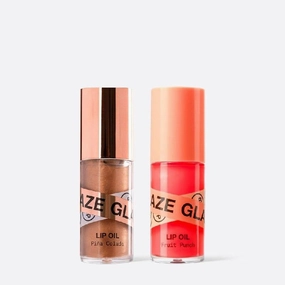 Innbeauty Project Holiday Getaway Lip Duo - Pina Colada Glaze and Fruit Punch Glaze Lip Oil
