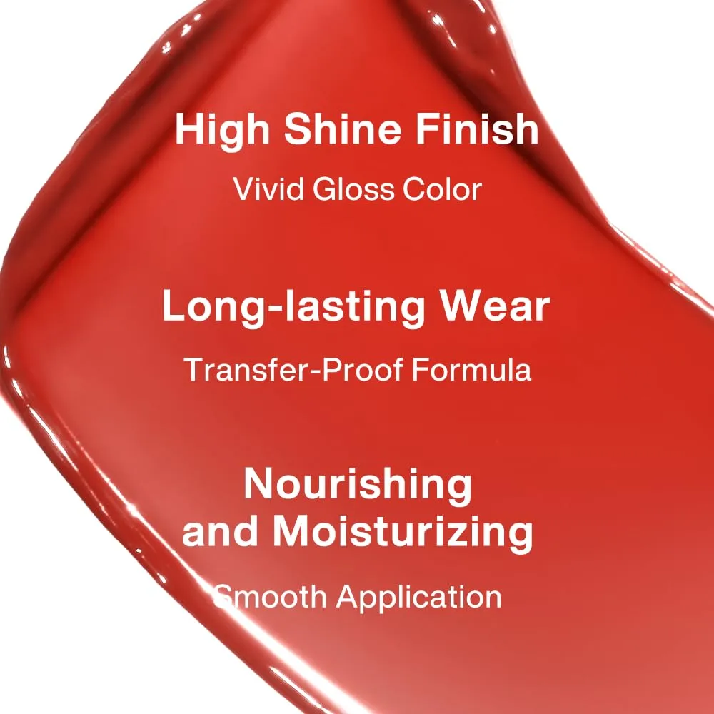 INTO YOU Glow Lip Tint, Plumping Lip Gloss, Nourishing Hydrating Moisturizing Lip Oil, Non-Sticky, Long-lasting, Waterproof, High Shine Liquid Lipstick, Stay 8 Hour, for Women Makeup, GW06