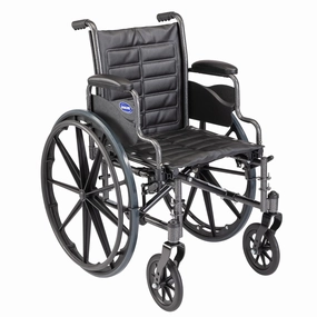 Invacare Tracer EX2 Wheelchair for Adults | Standard Folding | 16 Inch Seat | Desk Arms