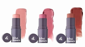 Iris&Romeo Ceramide Multi Lip Cheek Cream Blush Stick SET, 0.07 Fl Oz (Pack of 3), Mixed