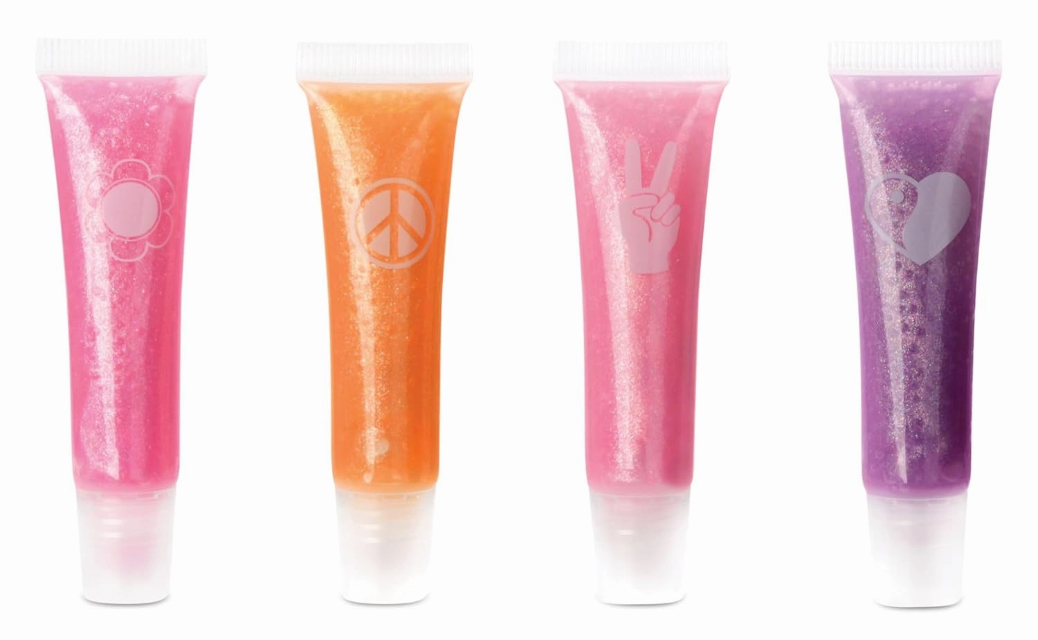 iscream Good Times 4-piece Glittery Berry Scented Classic Tube Lip Gloss Boxed Set