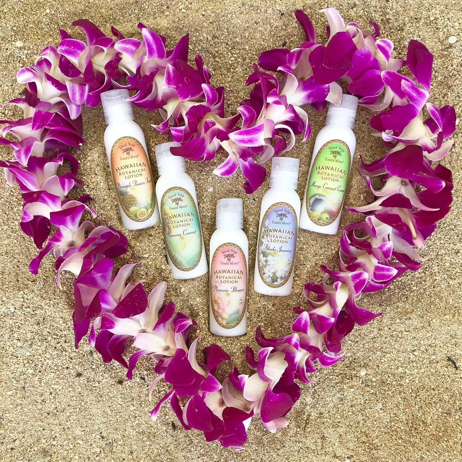 Island Soap and Candle Works Plumeria Blossom Scented Body Lotion for Men and Women, Paraben Free Body Moisturizer - Hydrating Hawaiian Skincare - 8.5 Fl Oz. Bottle