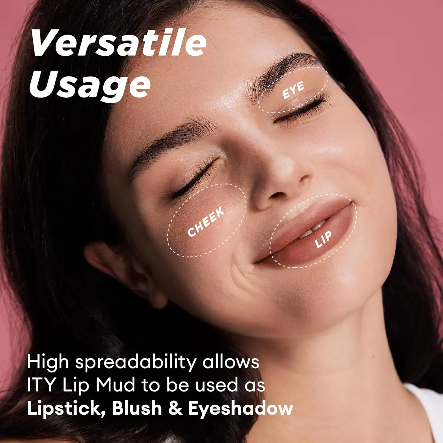 ITY Velvet Matte Finish Lip Stain-Mousse Textured Lip Clay, Conceals Lip Lines, Rich Pigment Lip Tint Lipsticks,2 Pack, 0.14 oz (4g) in Apricot, Embered