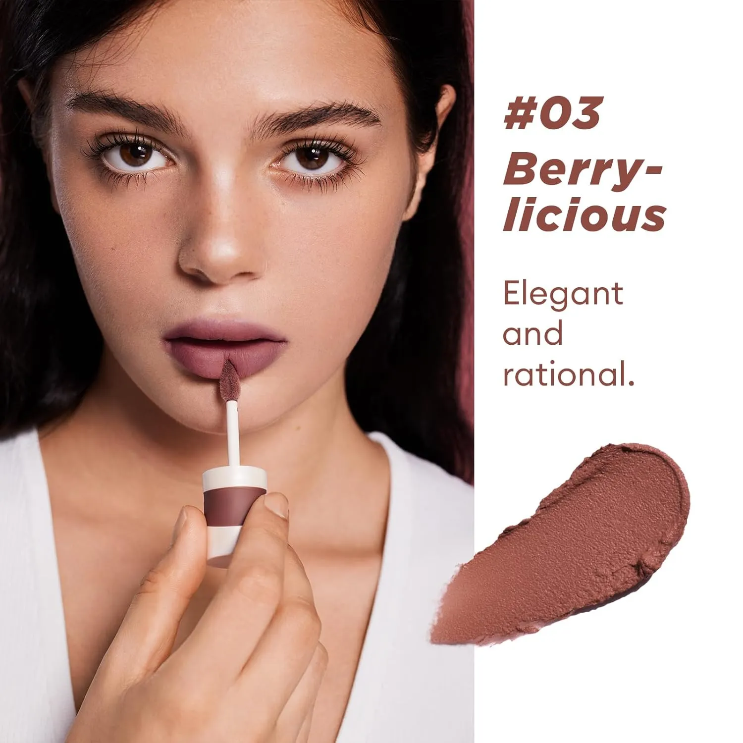 ITY Velvet Matte Finish Lip Stain-Mousse Textured Lip Clay, Conceals Lip Lines, Rich Pigment Lip Tint Lipsticks,2 Pack, 0.14 oz (4g) in Berrylicious, Orchid