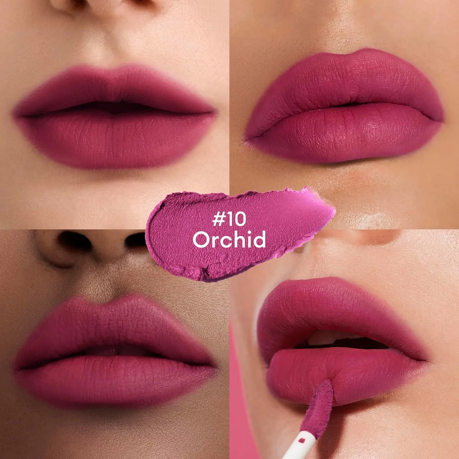 ITY Velvet Matte Finish Lip Stain-Mousse Textured Lip Clay, Conceals Lip Lines, Rich Pigment Lip Tint Lipsticks,2 Pack, 0.14 oz (4g) in Berrylicious, Orchid