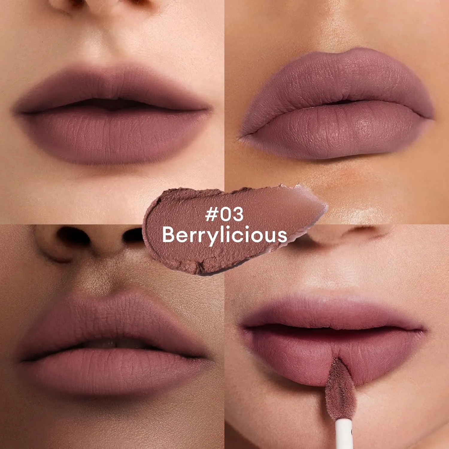 ITY Velvet Matte Finish Lip Stain-Mousse Textured Lip Clay, Conceals Lip Lines, Rich Pigment Lip Tint Lipsticks,2 Pack, 0.14 oz (4g) in Berrylicious, Orchid