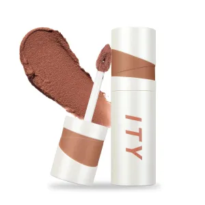 ITY Velvet Matte Finish Lip Stain-Mousse Textured Lip Clay, Nude Shade, Conceals Lip Lines, Rich Pigment Lip Tint Lipsticks, 0.14 oz (4g) in Embered