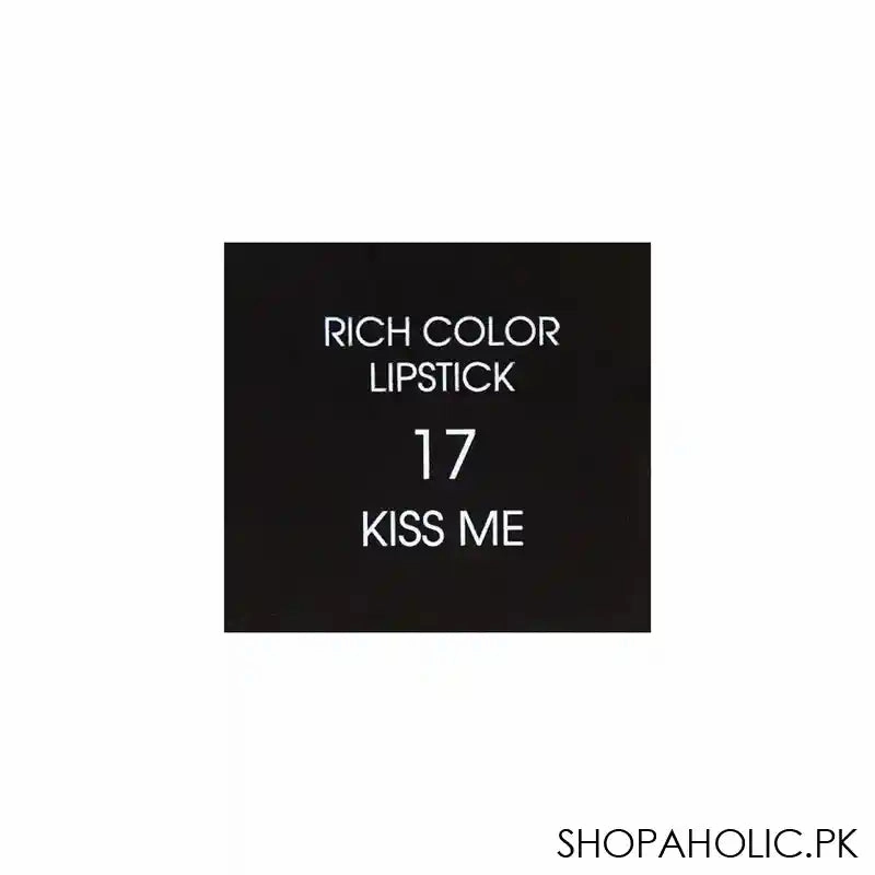 J. Note Rich Color Lipstick, 17 Kiss Me, With Argan Oil   Butter