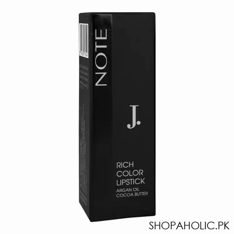 J. Note Rich Color Lipstick, 17 Kiss Me, With Argan Oil   Butter