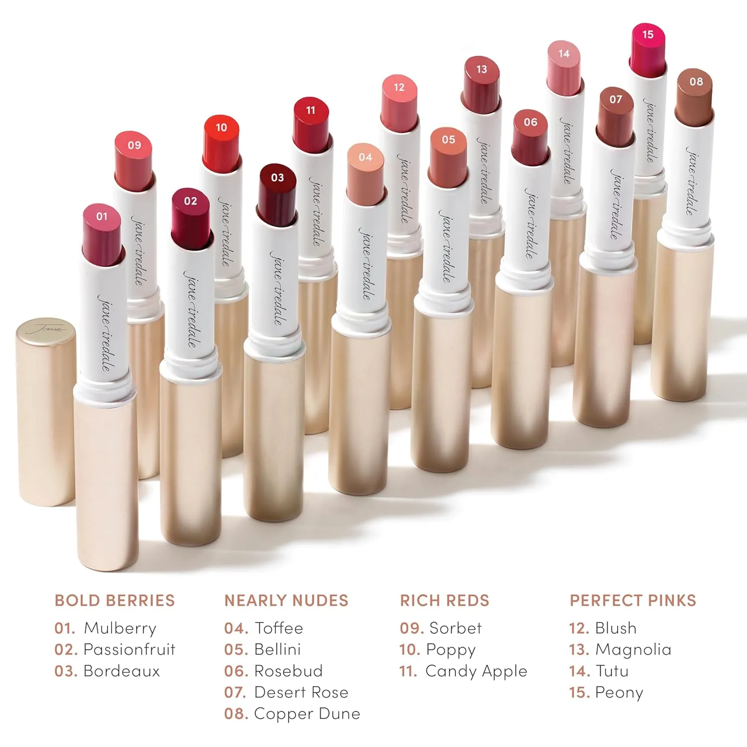 jane iredale ColorLuxe Hydrating Cream Lipstick, Creamy, Highly Pigmented Lip Color Delivers Weightless Moisture and Bold Payoff, Satin Finish, Vegan