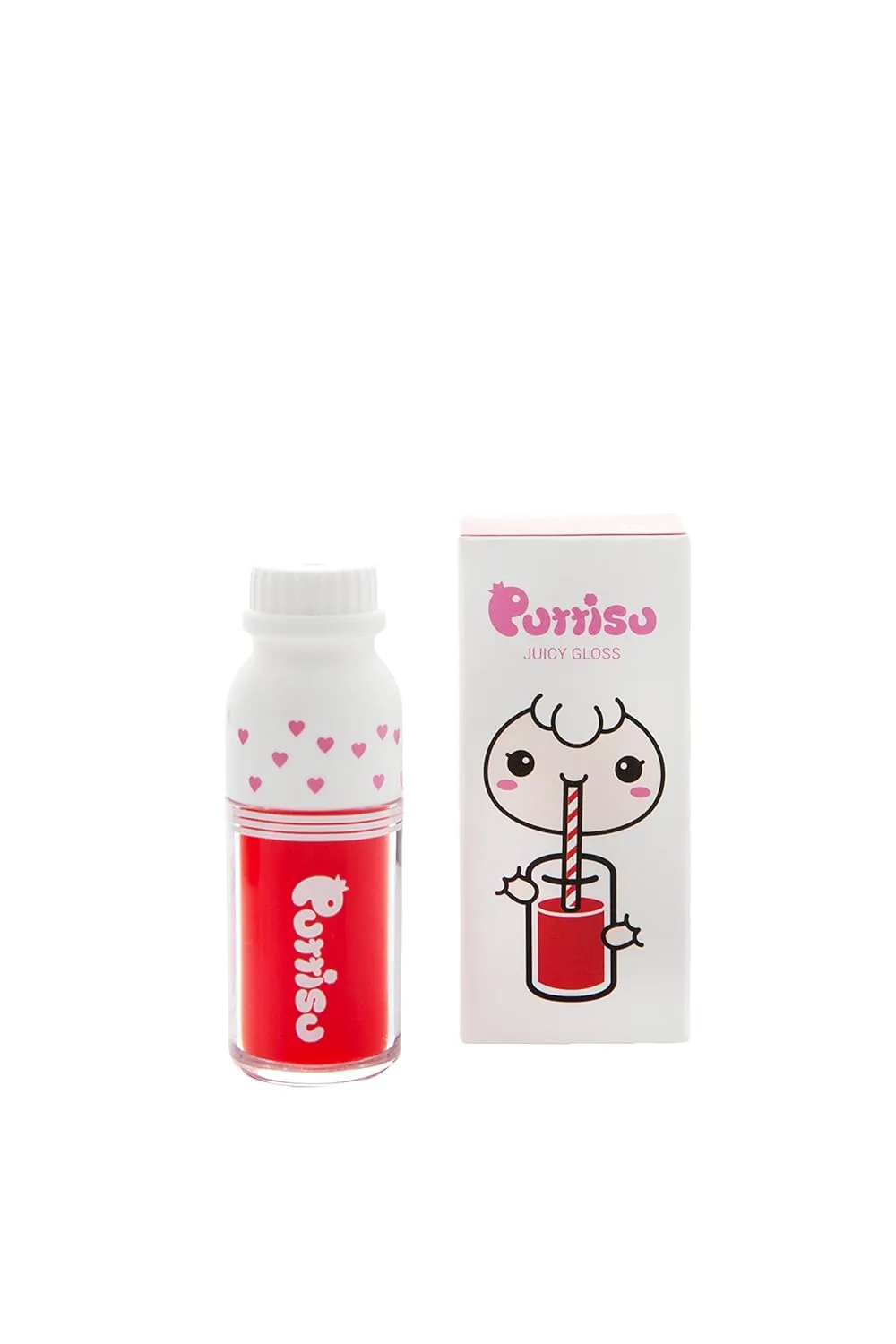 Juicy Lip Gloss, Natural Moisturizing, High-Gloss, Long Lasting, Sweet Fruit Scent (#01 Red Ruby)