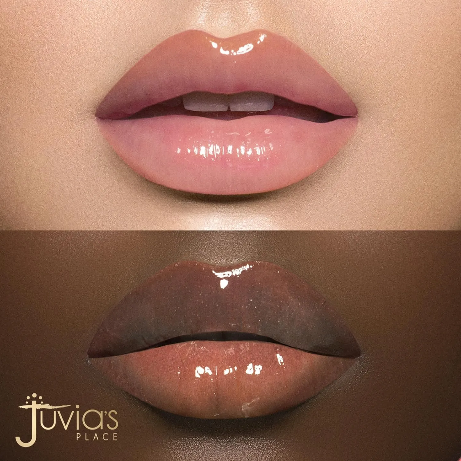 Juvia's Place Magic Lip Oil - Watermelon - Smooth, Hydrating with Vitamin E for Soft, Glossy, Juicy Lips - Infused with Fruit Extracts - Tinted, Shimmering, Lightweight & Non-sticky Lip Oil for Summer