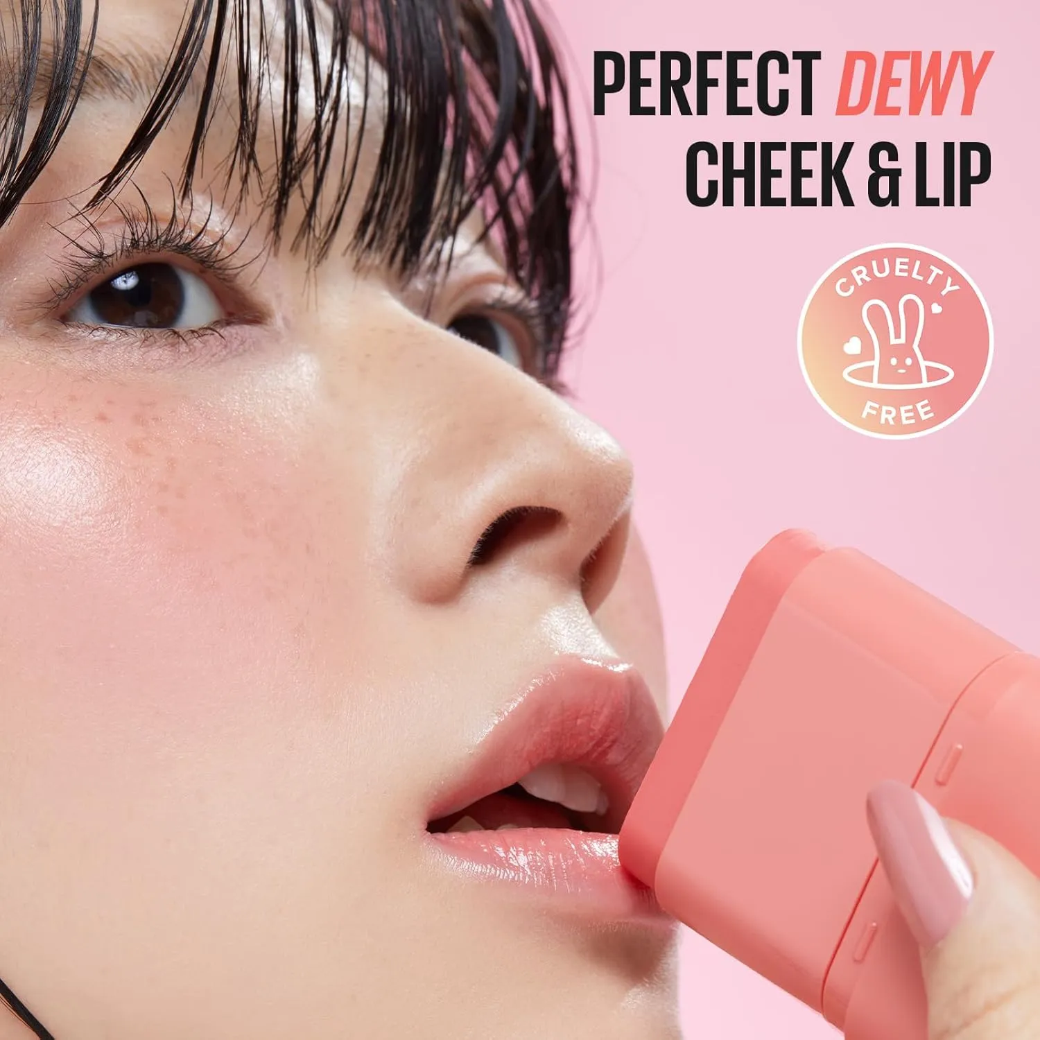 Kaja Cheek & Lip - Dewy Bar 04 Fig Smoothie Sorbet | Creamy Blusher and Balm Multi-Stick, 45% Moisturizing Oil, Apple Extract, Vitamin-Hyaluronic Acid Infused, High Shine, 10g