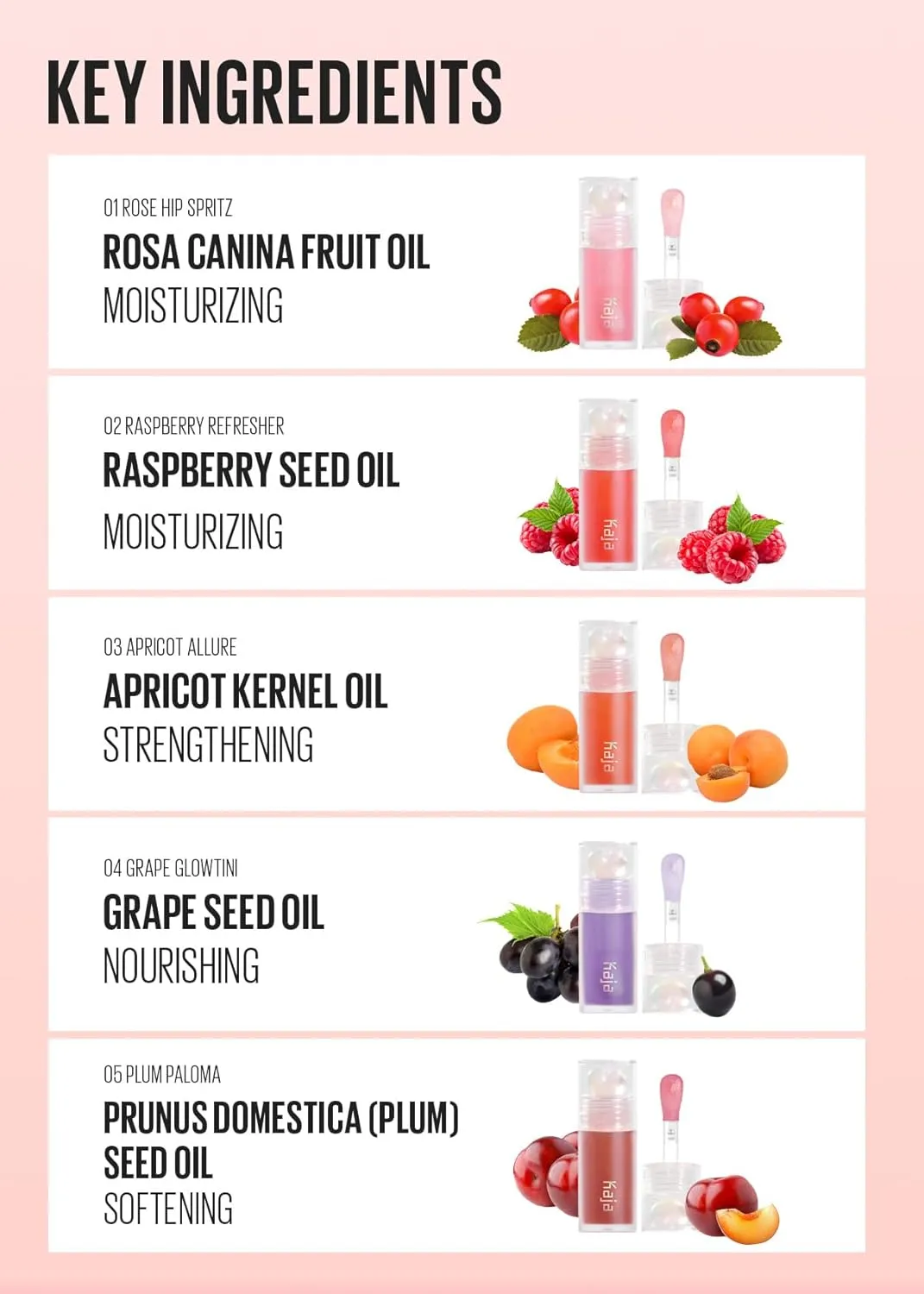Kaja Juicy Glass Lip Plumping Oil | 06 Apple Cider | Hydrating, Feel Plumped and Lightweight with Vitamin Tree Fruit Oil, Vegan, Cruelty-Free, Clear Tint Stain Shine Gloss Plumper, Mother's Day