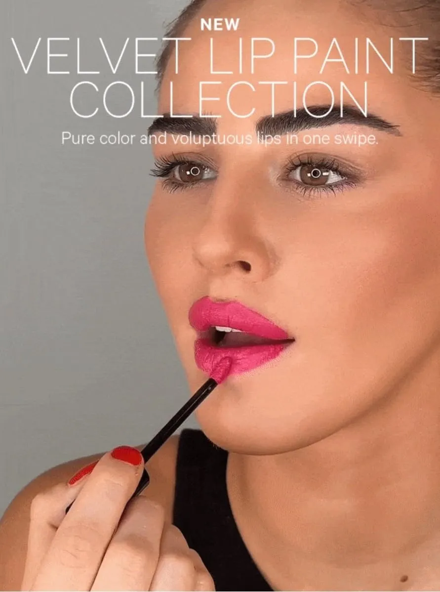 Kevyn Aucoin Velvet Lip Paint: All-day matte lip color coverage. Smudge proof, ultra-pigmented, quick dry makeup, weightless formula. Made in Italy.