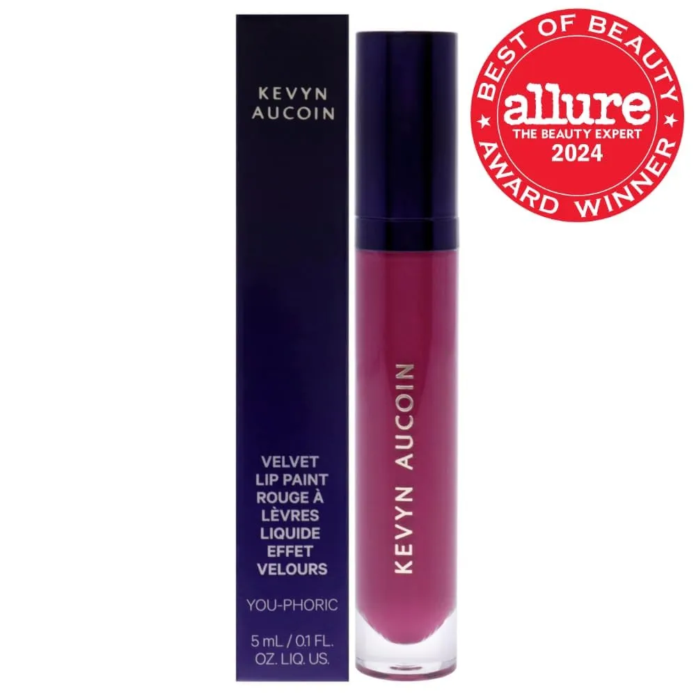 Kevyn Aucoin Velvet Lip Paint: All-day matte lip color coverage. Smudge proof, ultra-pigmented, quick dry makeup, weightless formula. Made in Italy.