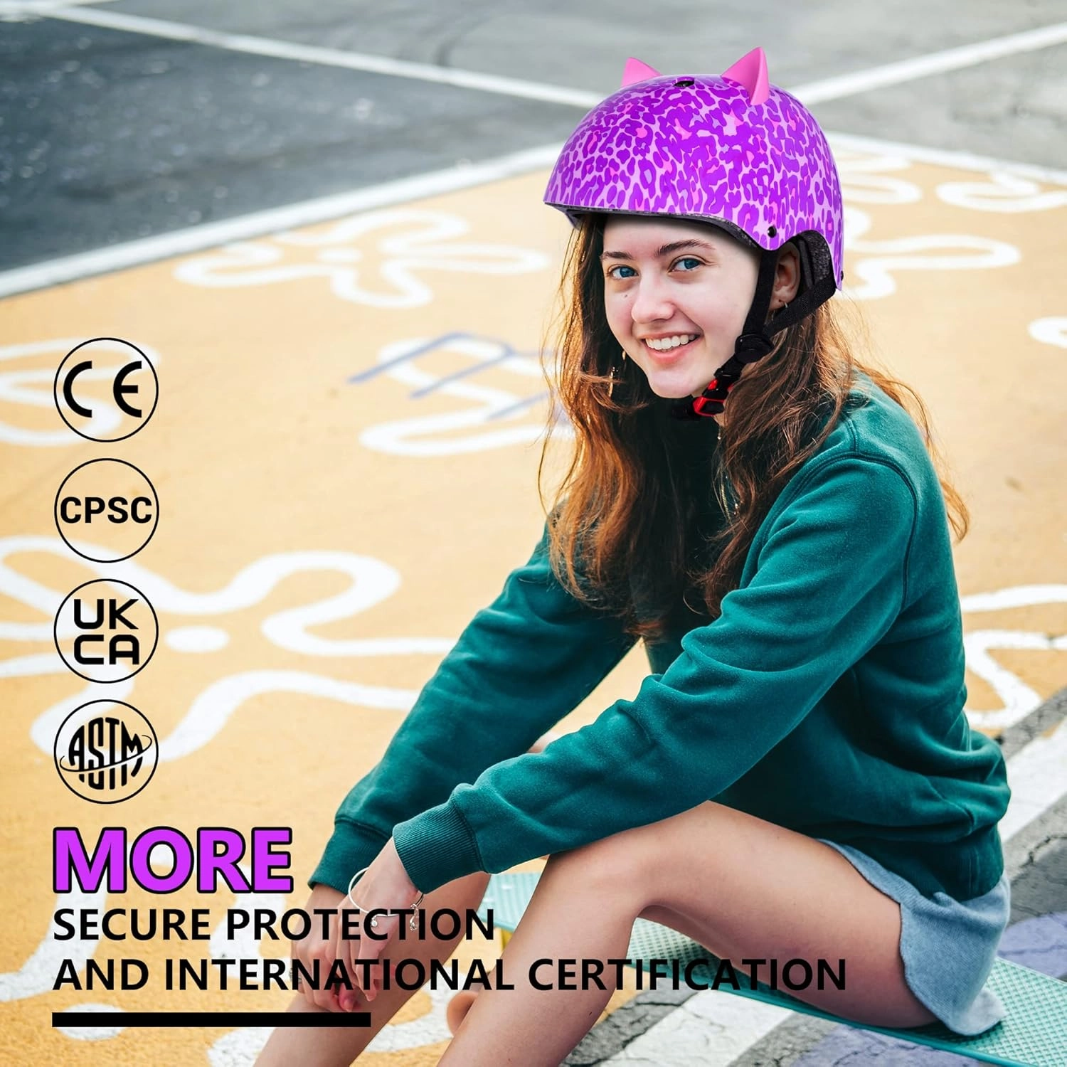 Kids Bike Helmet Toddler Skateboard Helmets for Boys Girls Aged 4 and Older Child Infant Bicycle Helmet CPSC Certified Adjustable Cycling Helmet for Multi-Sport Roller Skating Scooter