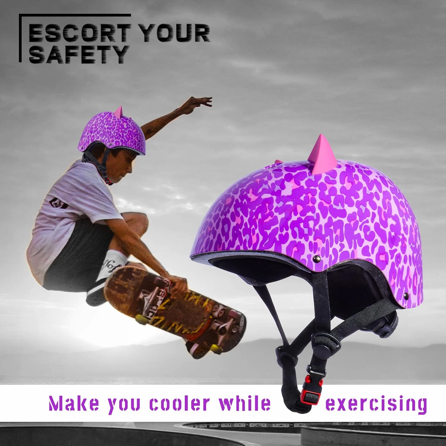 Kids Bike Helmet Toddler Skateboard Helmets for Boys Girls Aged 4 and Older Child Infant Bicycle Helmet CPSC Certified Adjustable Cycling Helmet for Multi-Sport Roller Skating Scooter