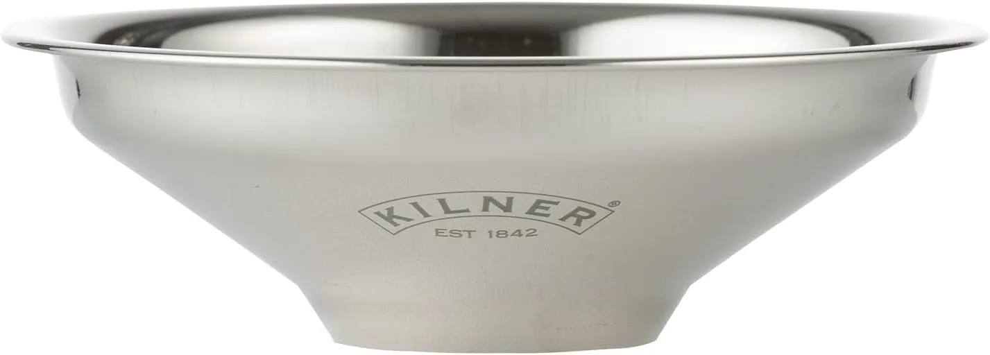 Kilner Stainless Steel Easy Fill Funnel, Compatible with Various Jam Jars, Mess-free and Dishwasher Safe