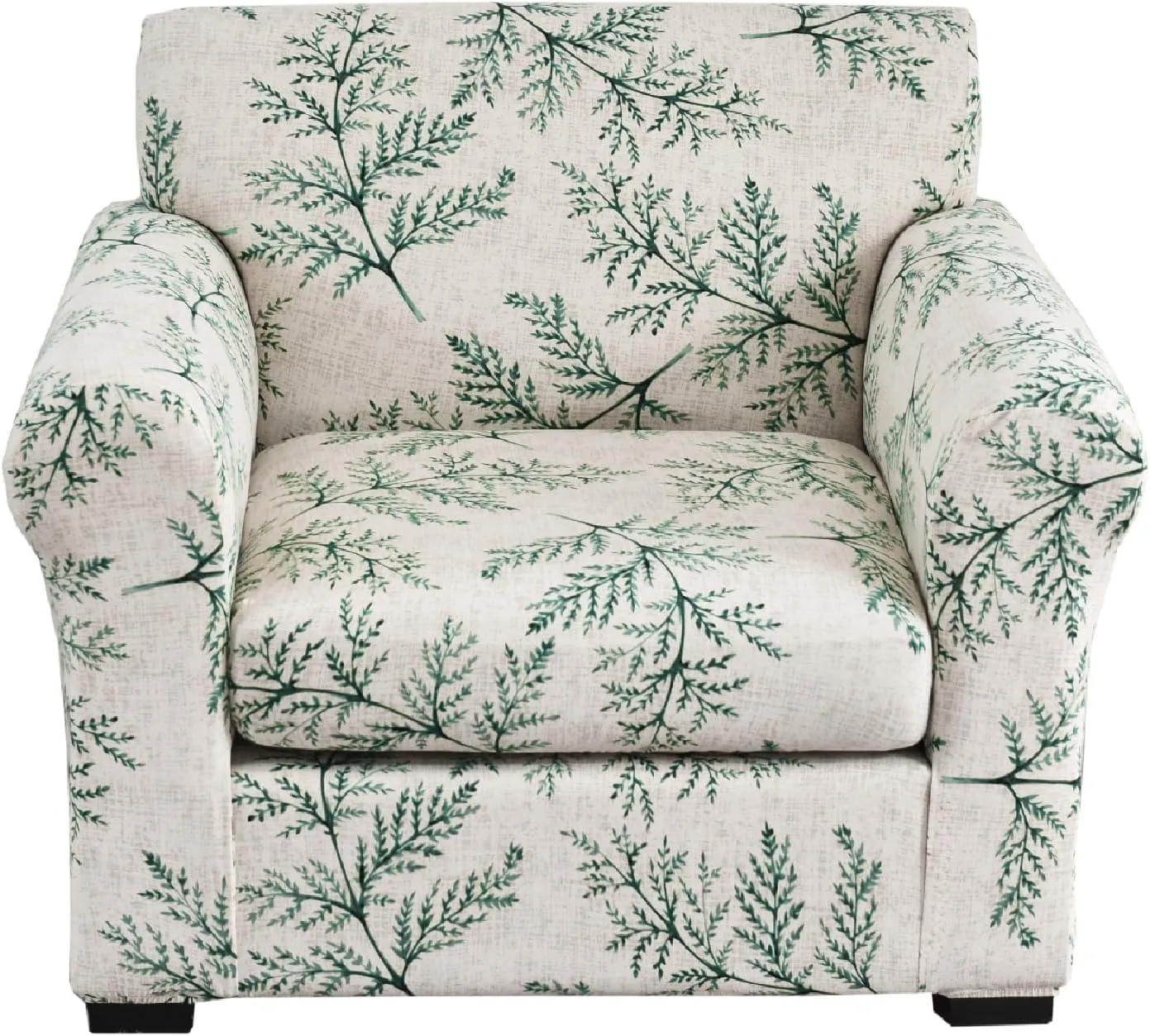 KRFOONN 2 Piece Chair Covers Printed Sofa Covers Couch Covers Washable Armchair Sofa Couch Slipcover Furniture Protector with Elastic Bottom for Living Room (Armchair, 30), Small