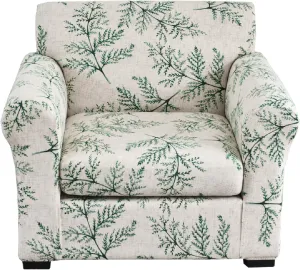 KRFOONN 2 Piece Chair Covers Printed Sofa Covers Couch Covers Washable Armchair Sofa Couch Slipcover Furniture Protector with Elastic Bottom for Living Room (Armchair, 30), Small