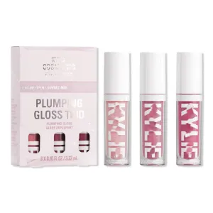KYLIE Plumping Lip Gloss Trio Holiday Gift Set - Limited Edition