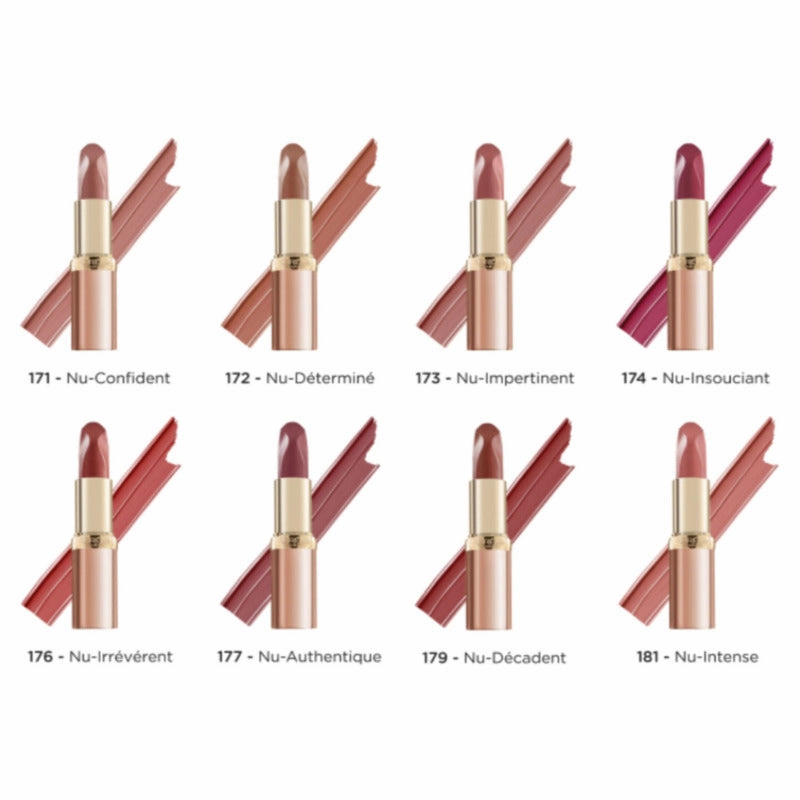 L’Oréal Paris Lipstick Colour Riche Satin Les Nus 176 Irreverent