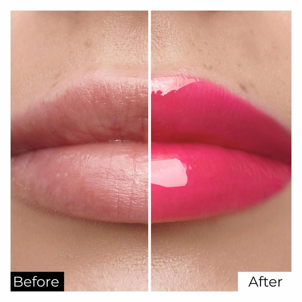 LAMEL All in One Lip Tinted Plumping Oil, 403 Watermelon