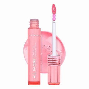 LAMEL All In One Tinted Lip Plumping Oil, 3ml, 401 Peachy
