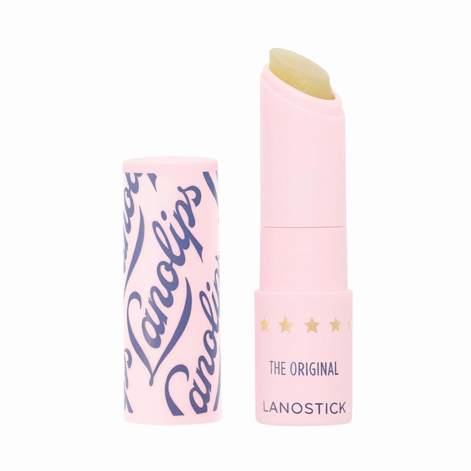 Lanolips Lanostick - Moisturizing Lanolin Lip Balm Stick for Dry, Cracked Lips - Moisturizer with Lanolin, Castor Oil, Jojoba Oil, Shea Butter for Hydration (3.3g / 0.116oz)