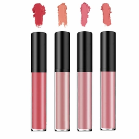 Lassi Lips Staining Lip Oil, Hailnrothwad 12 Colors Cream Texture Lipstick, Non-stick to Cup Non-fading Long Lasting Moisturizing (#1,#2,#3,#4)