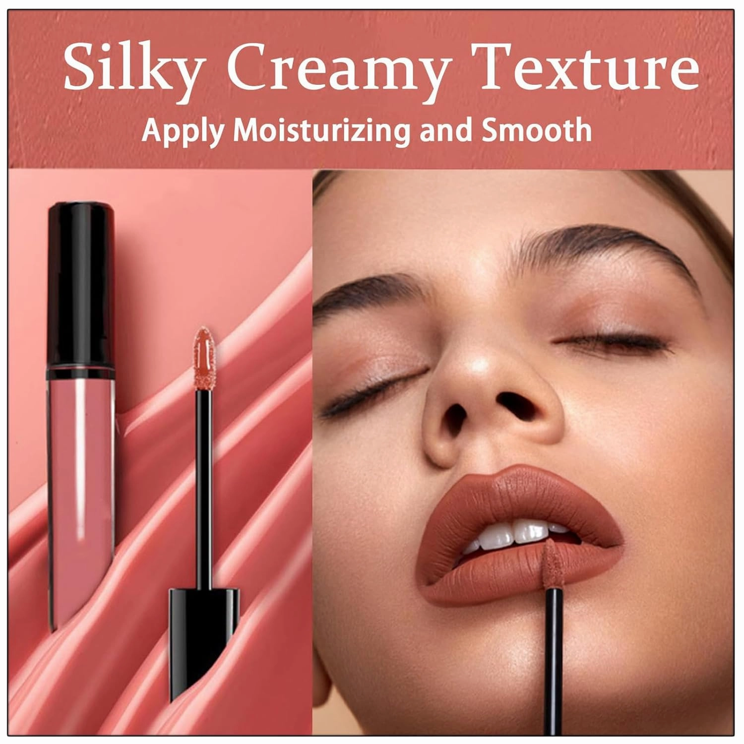Lassi Lips Staining Lip Oil, Hailnrothwad 12 Colors Cream Texture Lipstick, Non-stick to Cup Non-fading Long Lasting Moisturizing (#1,#2,#3,#4)
