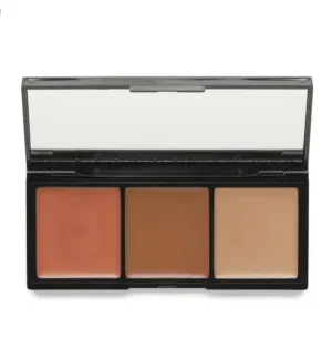 LAURA GELLER Eye Lip Cheek Palette Cream to Powder Trio, Natural Born Beauty