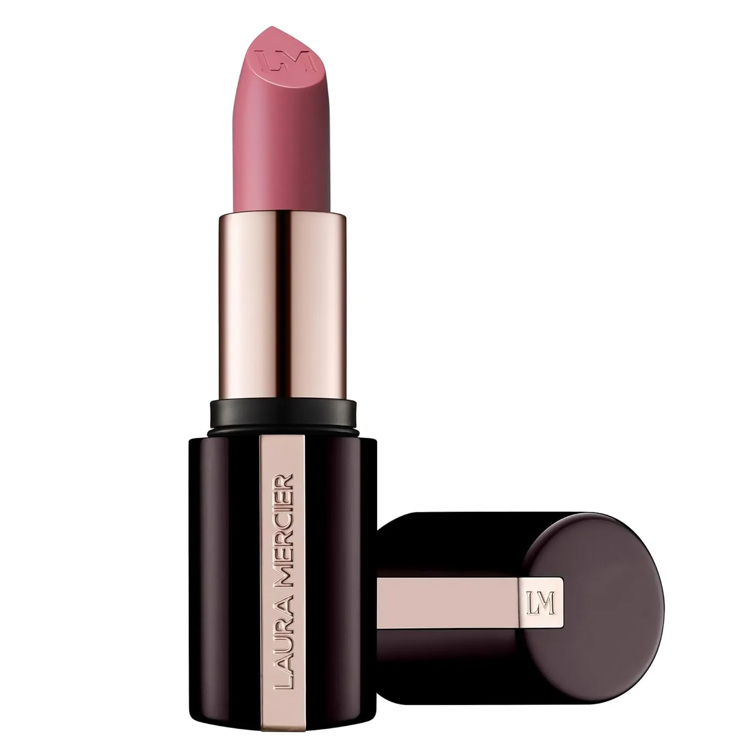 Laura Mercier Caviar Hydra Crème Lipstick, 16HR Hydration and Lip Barrier Repair, All Day Wear, Plumping, Smudge- & Fade-proof, Creamy Satin Finish, Infused with Hyaluronic Acid