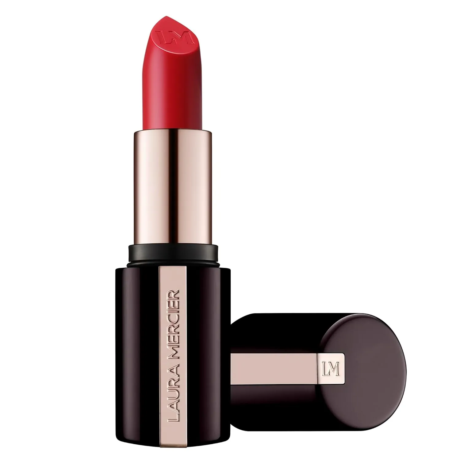 Laura Mercier Caviar Hydra Crème Lipstick, 16HR Hydration and Lip Barrier Repair, All Day Wear, Plumping, Smudge- & Fade-proof, Creamy Satin Finish, Infused with Hyaluronic Acid