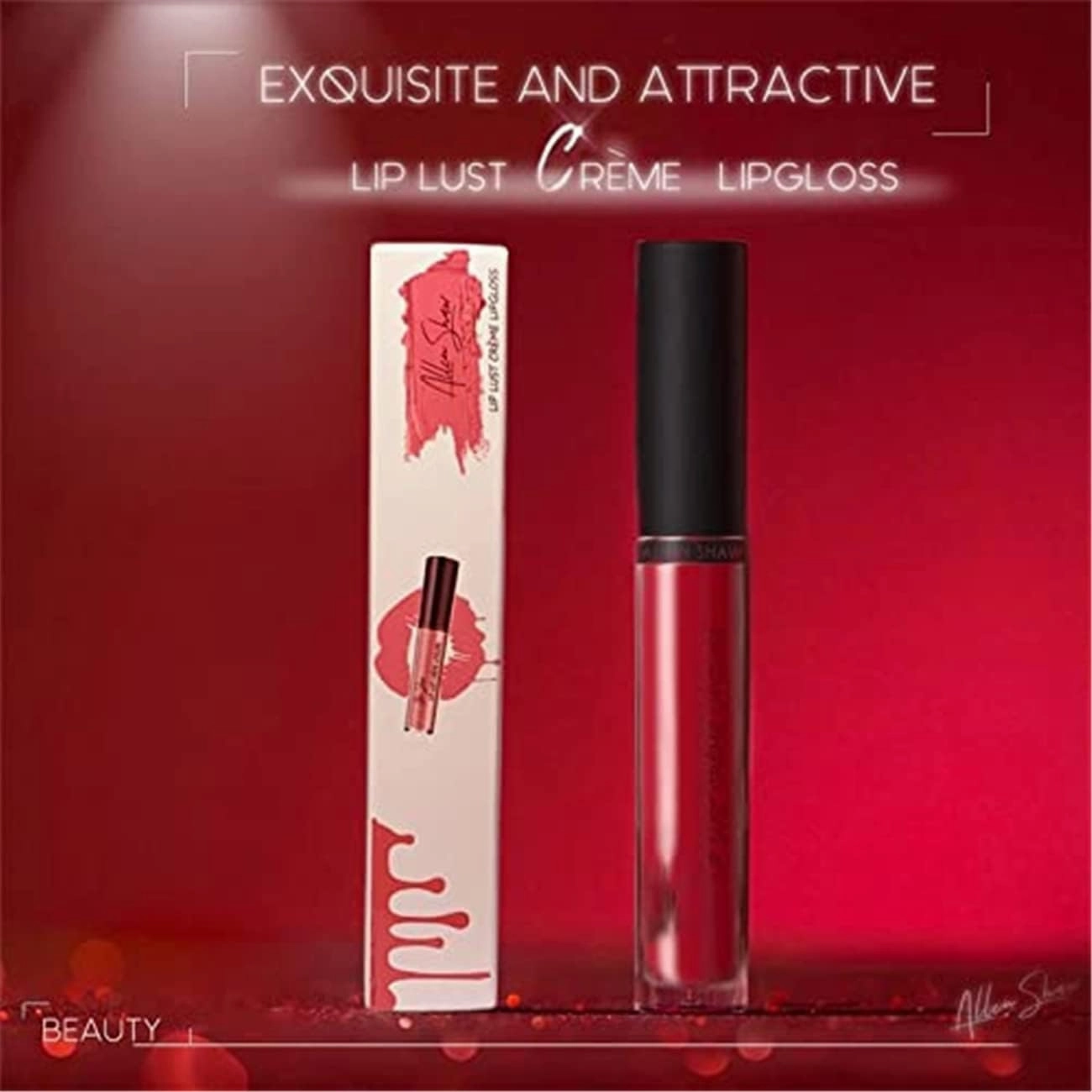 LELEBEAR 12 Color Cream Texture Lipstick Waterproof, Lip Lust Creme Lipgloss, Waterproof Long lasting Liquid Lipstick for Women, Easy to Color Creme Lipgloss (12 Color)