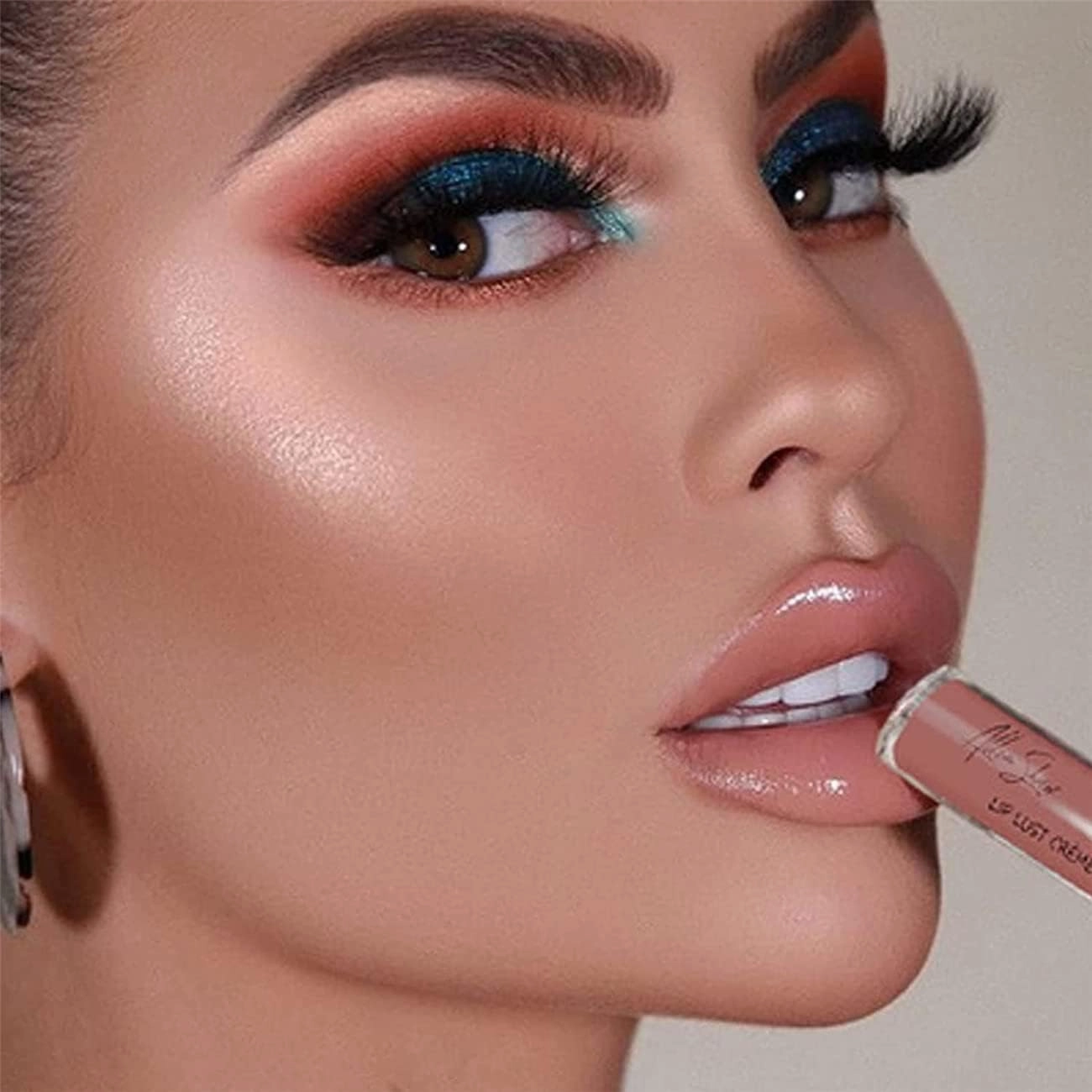LELEBEAR 12 Color Cream Texture Lipstick Waterproof, Lip Lust Creme Lipgloss, Waterproof Long lasting Liquid Lipstick for Women, Easy to Color Creme Lipgloss (12 Color)