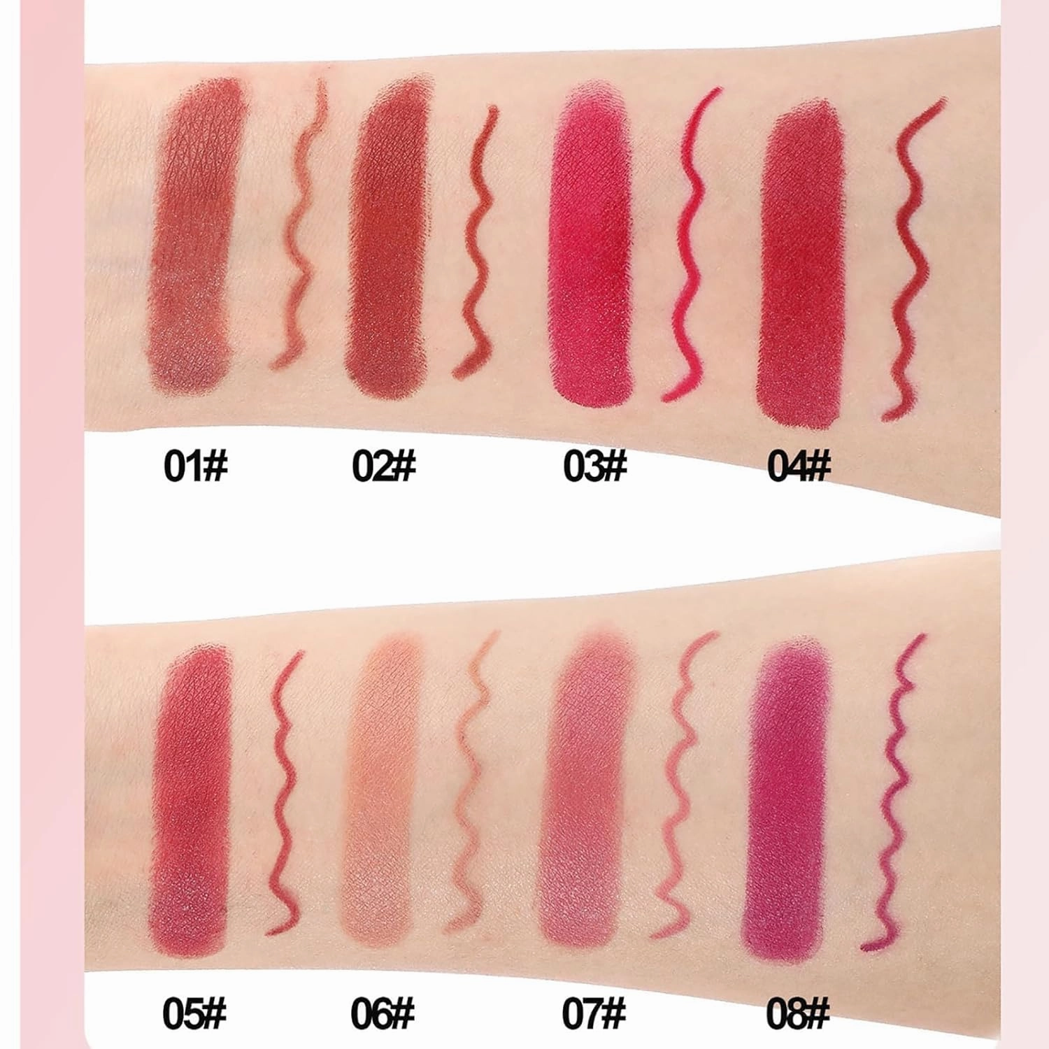 Lifter Glaze Oil Balm,Lip Balm With 24hrs Of Smooth,Long-Lasting Hydration, Smooth, Reduced Lip Lines, Long-Lasting Waterproof Matte Lipstick Set