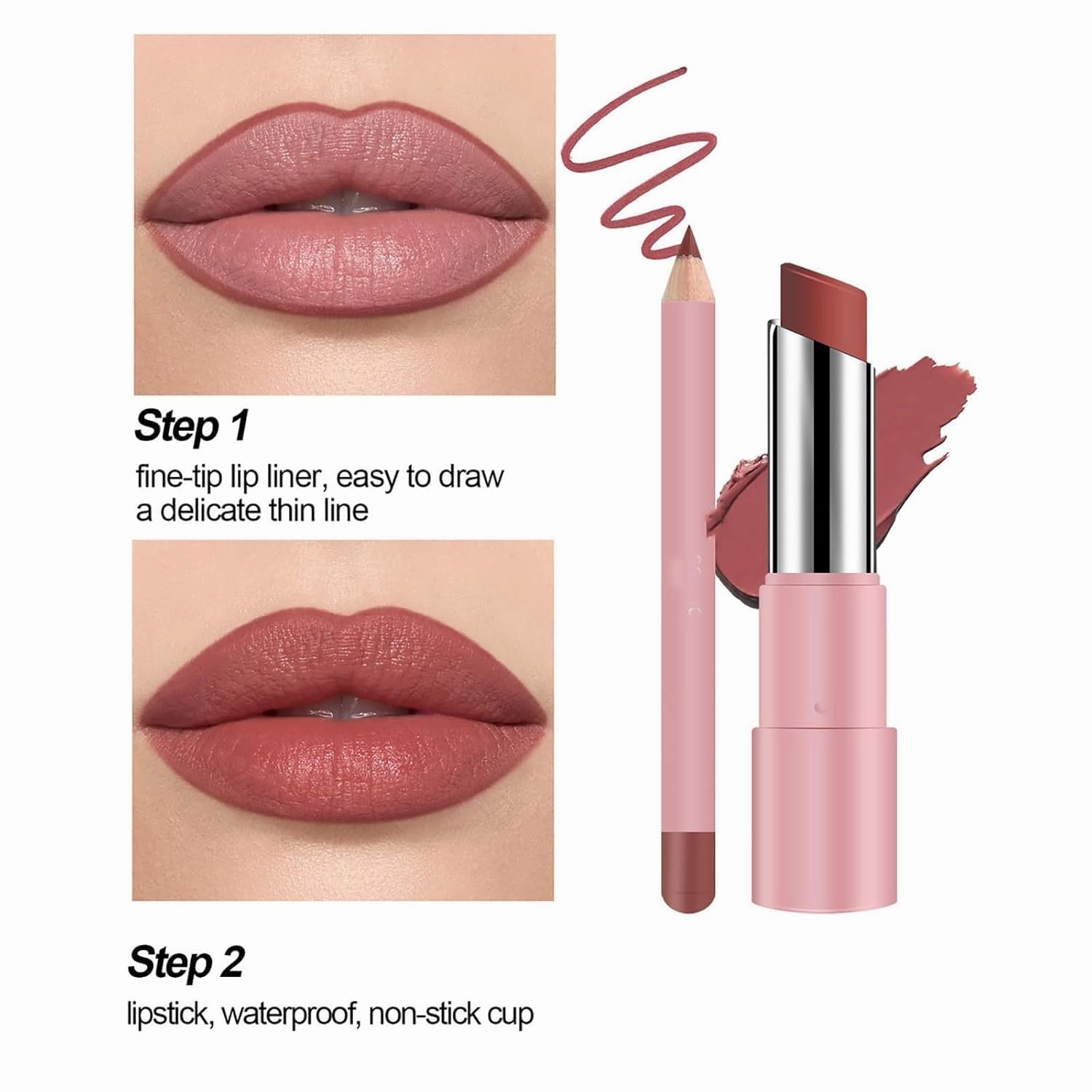Lifter Glaze Oil Balm,Lip Balm With 24hrs Of Smooth,Long-Lasting Hydration, Smooth, Reduced Lip Lines, Long-Lasting Waterproof Matte Lipstick Set