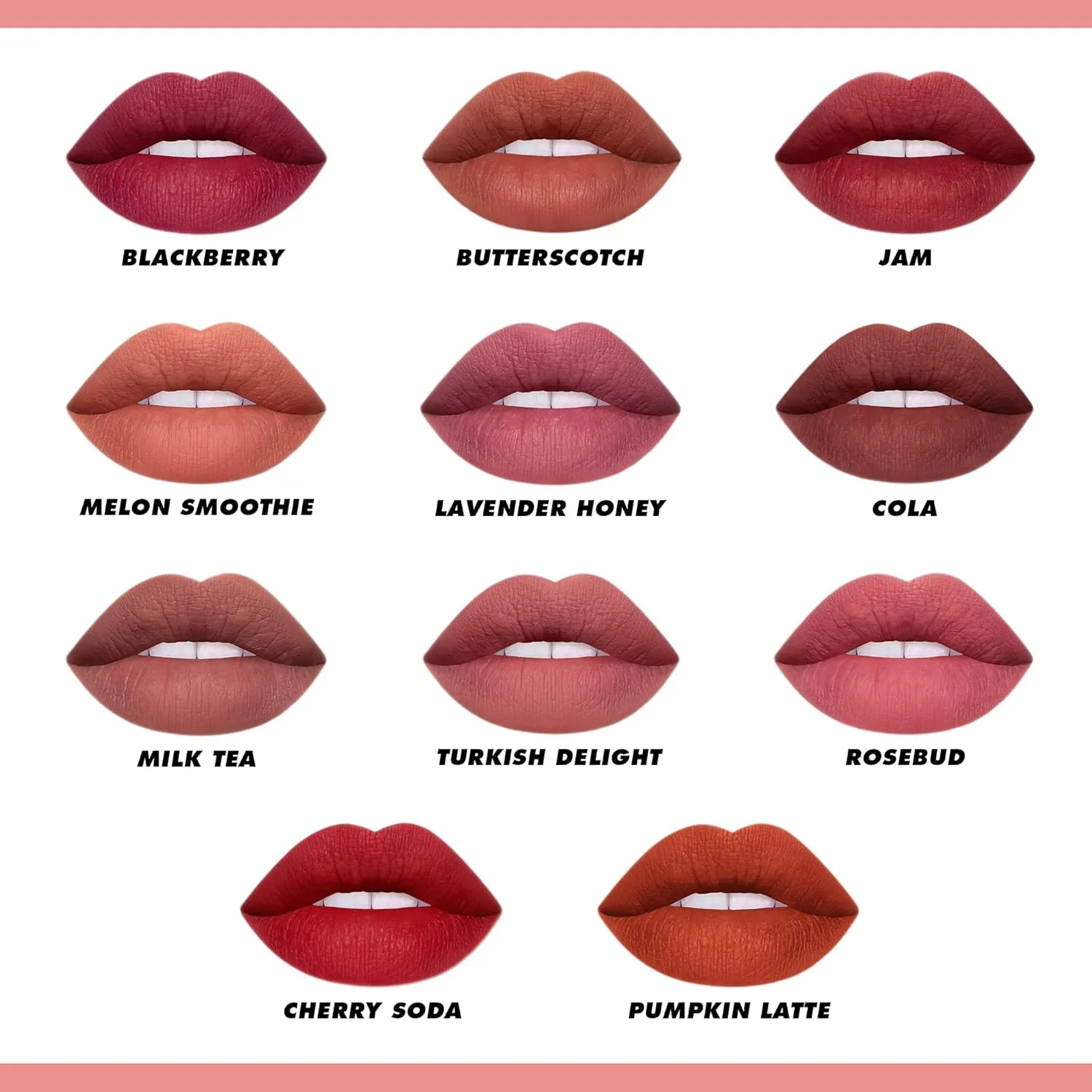 Lime Crime Plushies Soft Matte Lipstick, Cherry Soda (Muted Cherry Red) - Blackberry Candy Scent - Plush, Long Lasting & High Comfort for All-Day Wear - Talc-Free & Paraben-Free