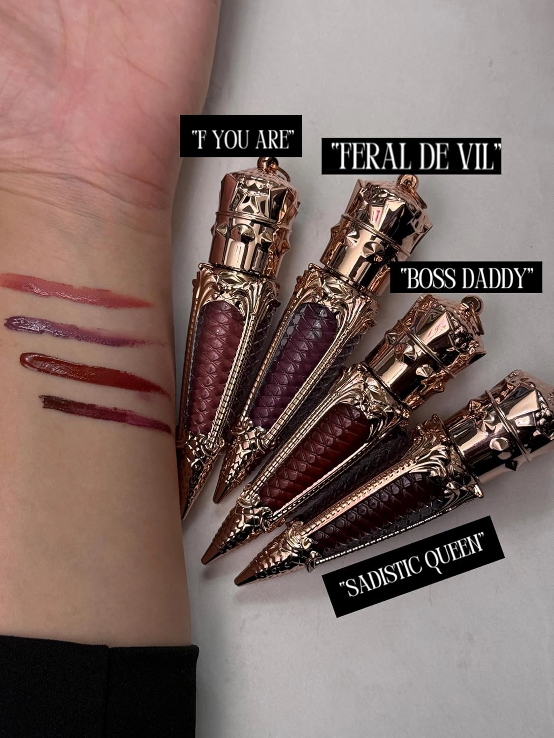 Lip Gloss - Rich Shade, Long-lasting, Moisturizing, and High Shine Finish, Lip Gloss for Women & Girls, Cruelty-Free and Non-Fading - (F You Are)