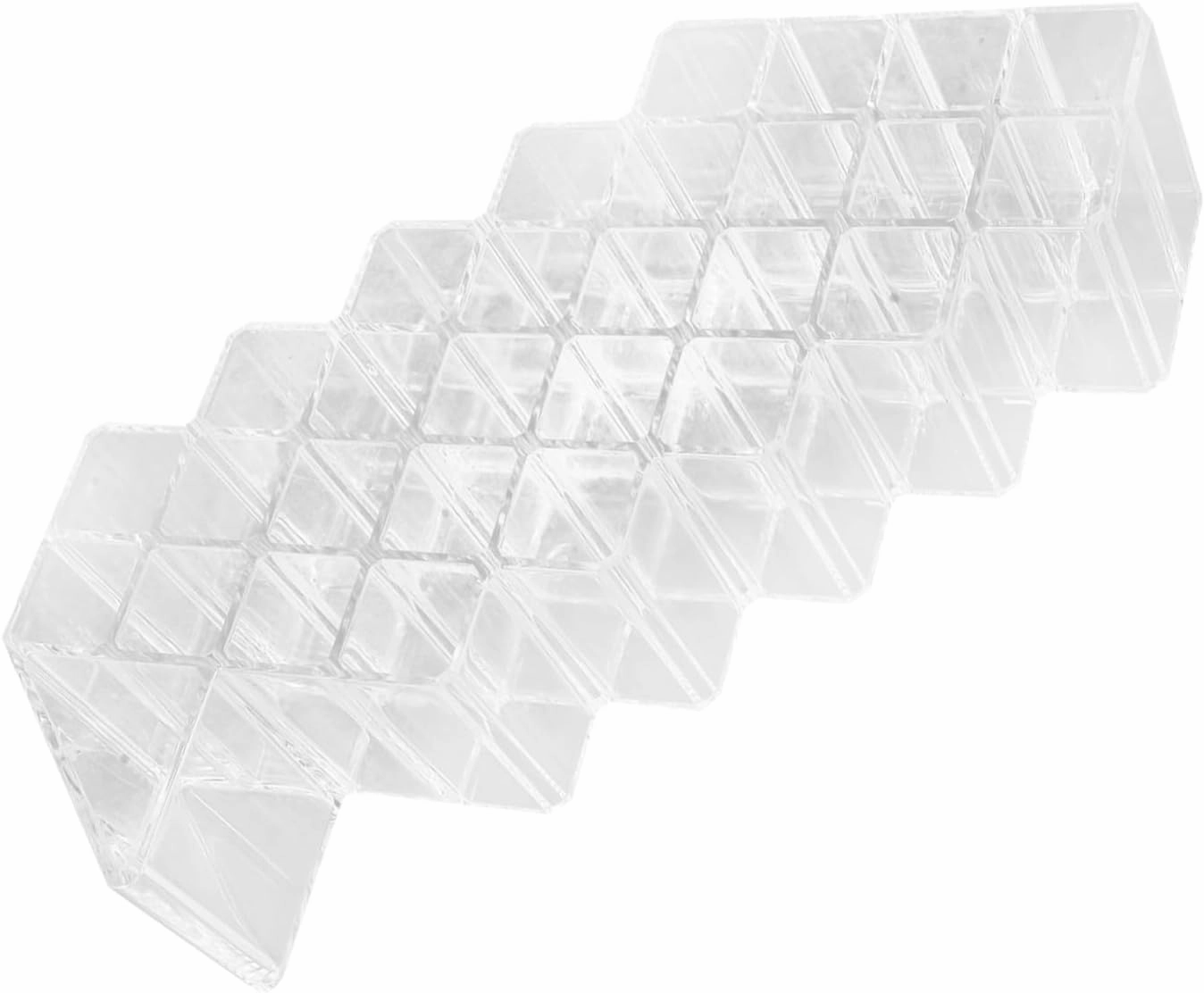 Lip Gloss Organizer Stand Acrylic Lipstick Storage Rack for Makeup Supplies Vertical Display Case for Vanity Bathroom Bedroom Compact and Sturdy Design for Neat Storage