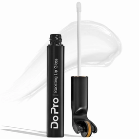 Lip Plumper Gloss with Stimulating Roller for Maximum Absorption and Long-Lasting Results – Lip Gloss with Hyaluronic Acid, Collagen, Vitamins C & E – Volumizing and Hydrating Lip Plumping Serum – 5ml
