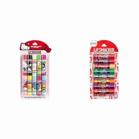 Lip Smacker Sanrio Hello Kitty & Friends 10 Pack & Coca-Cola Flavored Balm 8 Pack